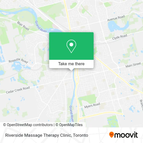 Riverside Massage Therapy Clinic map