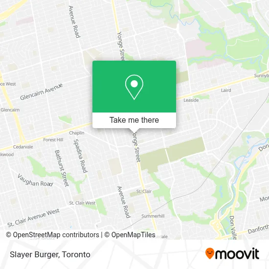 Slayer Burger map