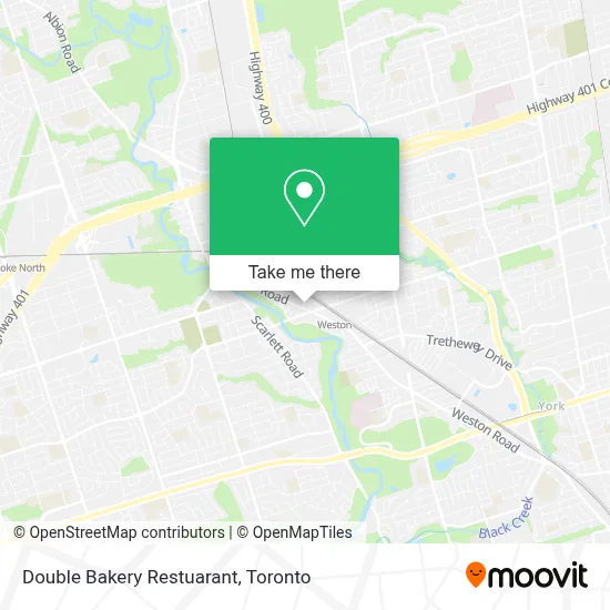 Double Bakery Restuarant map
