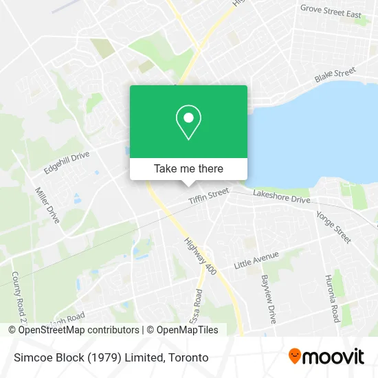 Simcoe Block (1979) Limited map