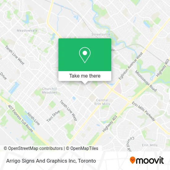 Arrigo Signs And Graphics Inc map