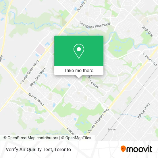 Verify Air Quality Test map