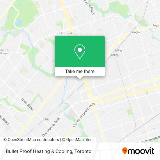 Bullet Proof Heating & Cooling map