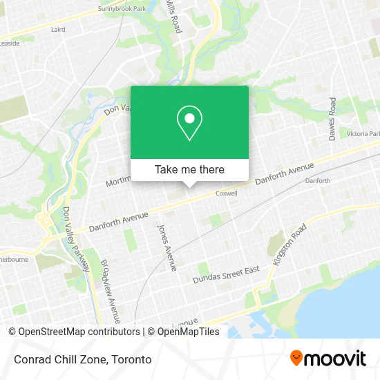 Conrad Chill Zone map