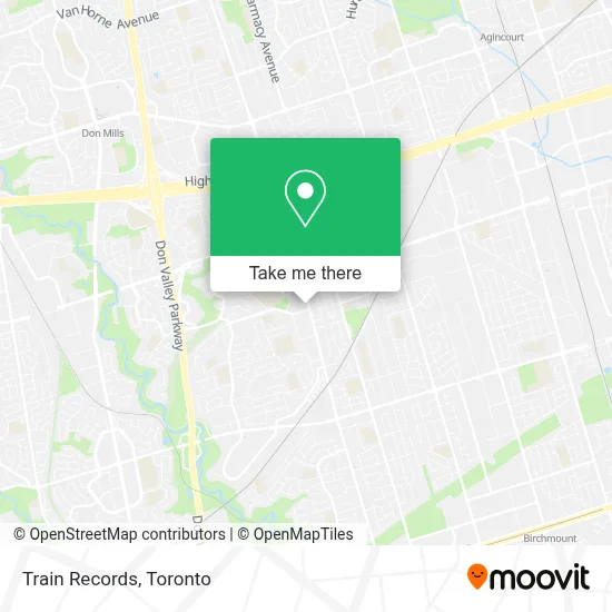 Train Records map