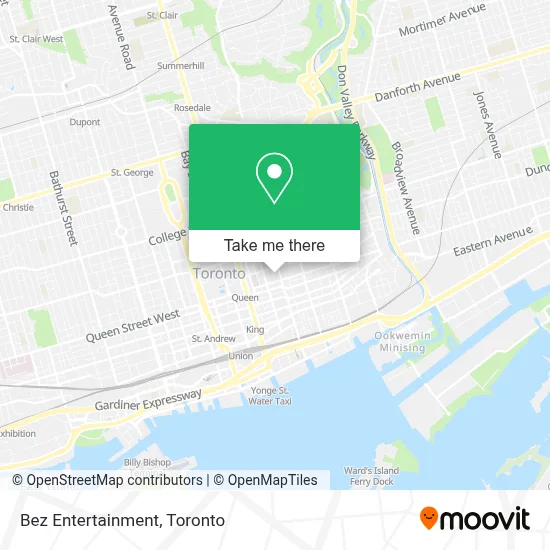 Bez Entertainment map