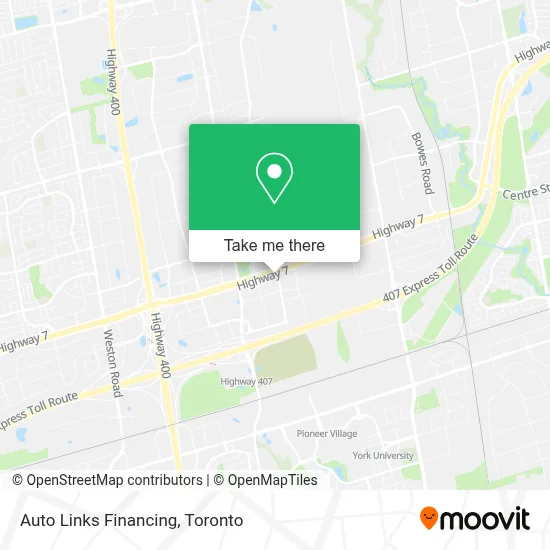 Auto Links Financing map