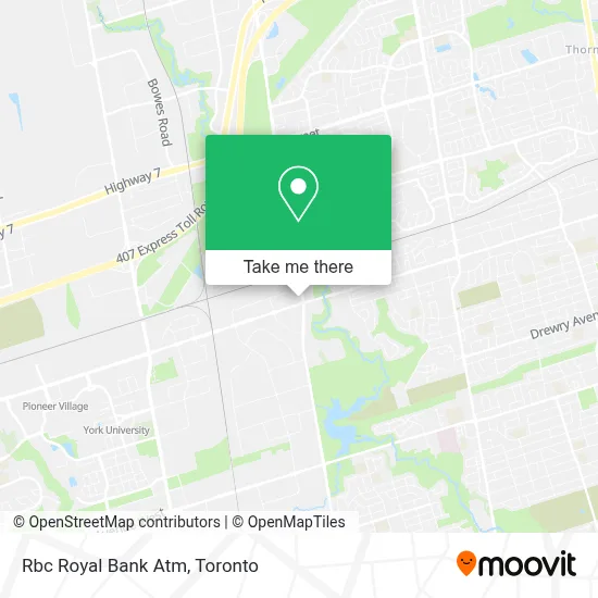 Rbc Royal Bank Atm map