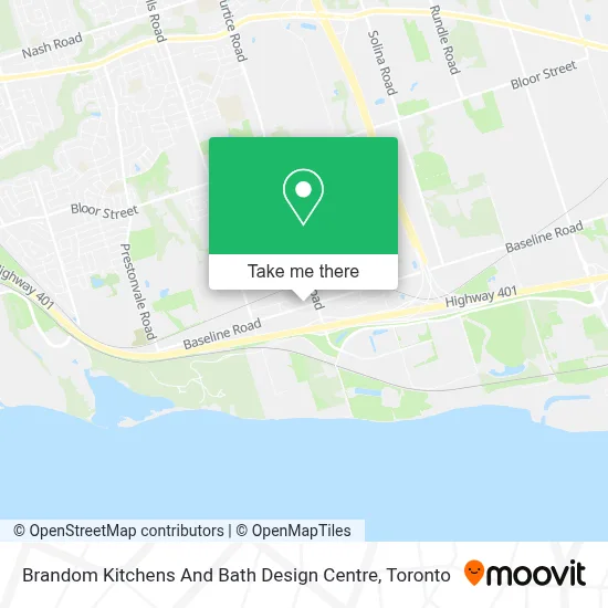 Brandom Kitchens And Bath Design Centre map