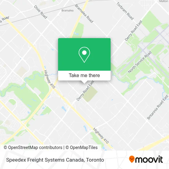 Speedex Freight Systems Canada map