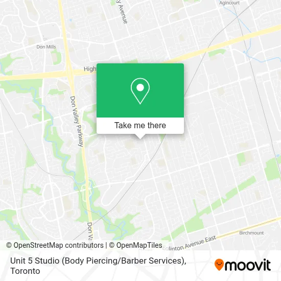 Unit 5 Studio (Body Piercing / Barber Services) map