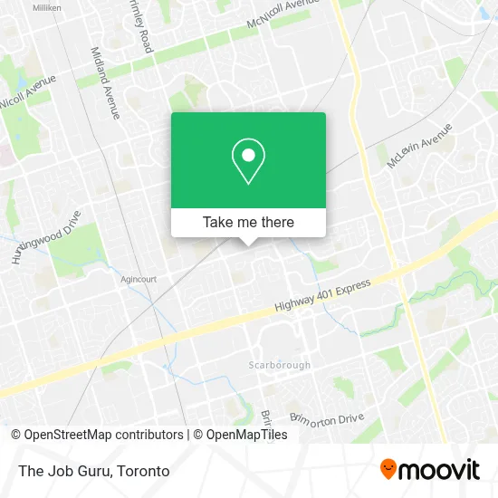 The Job Guru map