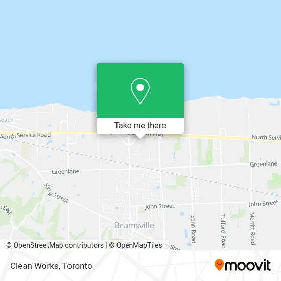 Clean Works map