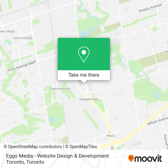 Eggs Media - Website Design & Development Toronto map