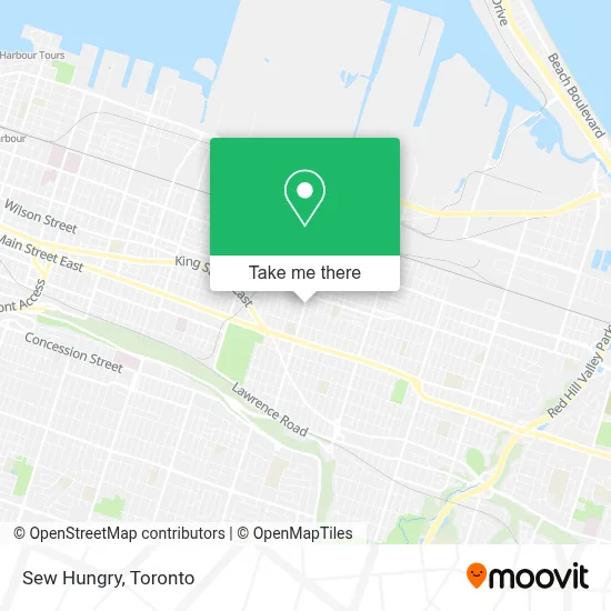 Sew Hungry map