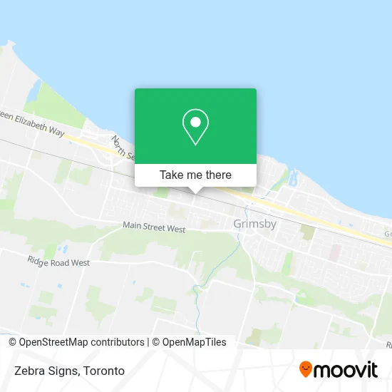 Zebra Signs map