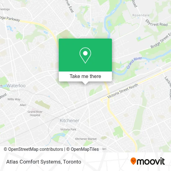 Atlas Comfort Systems map