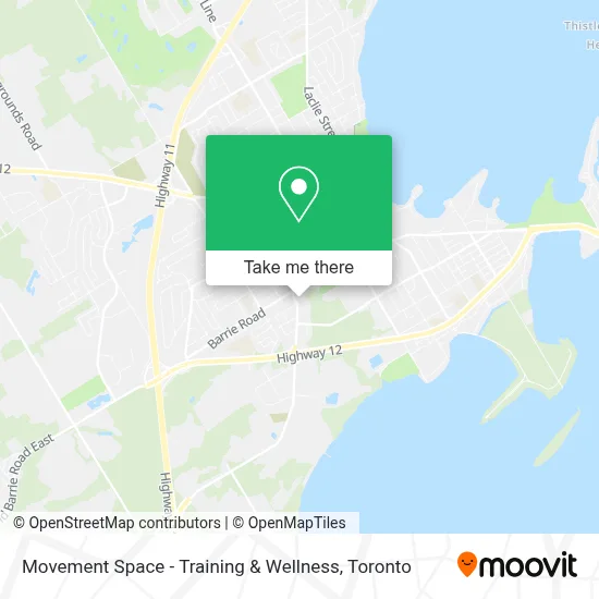 Movement Space - Training & Wellness map