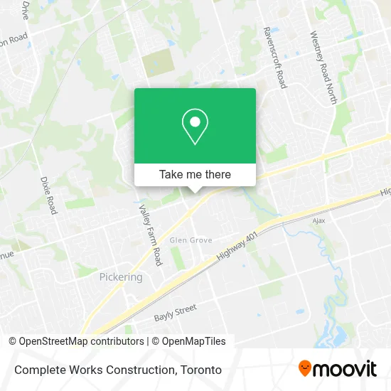 Complete Works Construction map