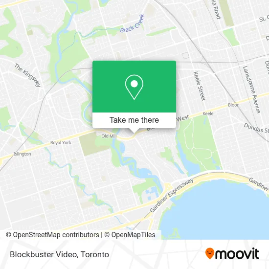 Blockbuster Video map
