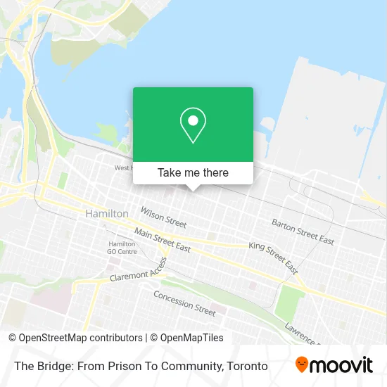 The Bridge: From Prison To Community map