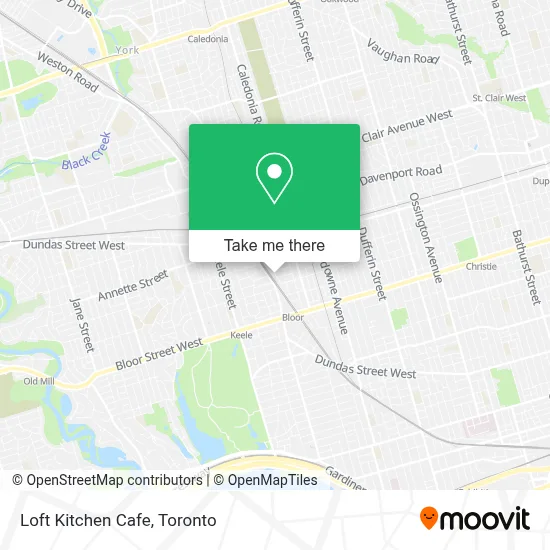 Loft Kitchen Cafe map