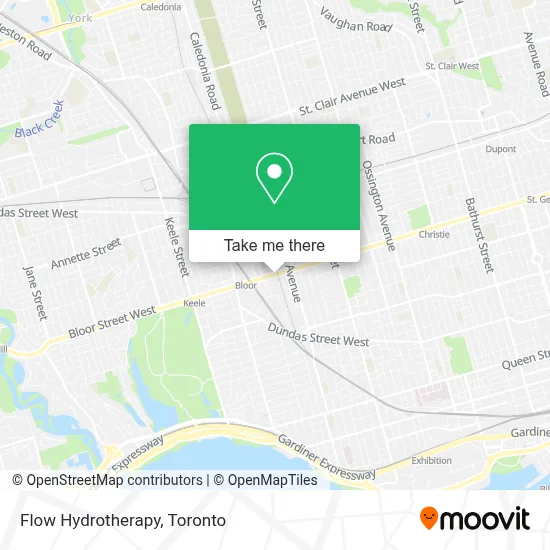 Flow Hydrotherapy map