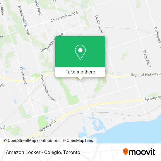 Amazon Locker - Colegio map