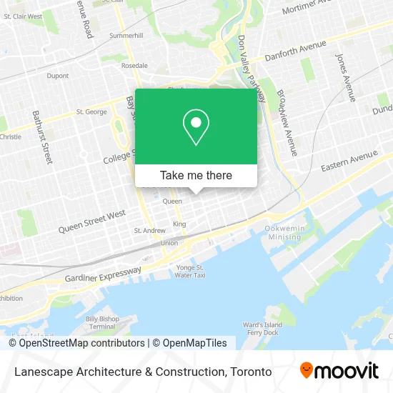 Lanescape Architecture & Construction map