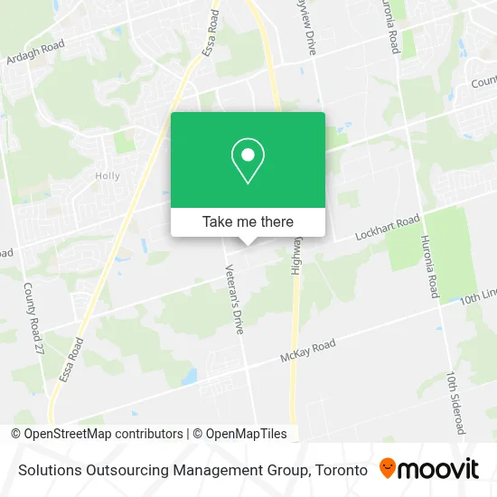 Solutions Outsourcing Management Group map