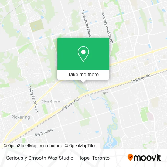 Seriously Smooth Wax Studio - Hope map