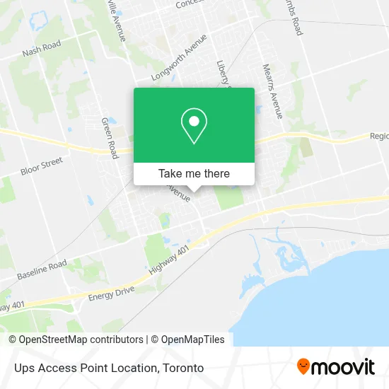 Ups Access Point Location plan
