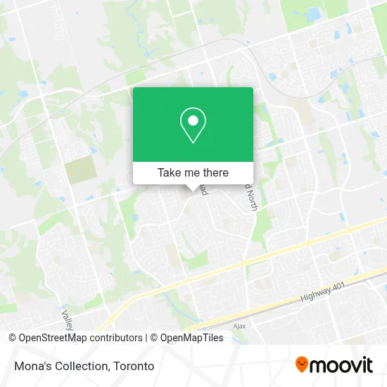 Mona's Collection map