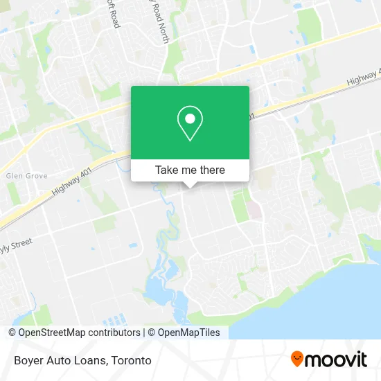 Boyer Auto Loans map