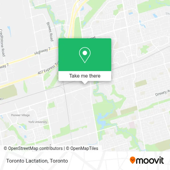 Toronto Lactation map