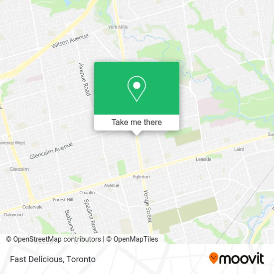 Fast Delicious map