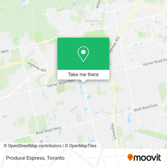Produce Express map