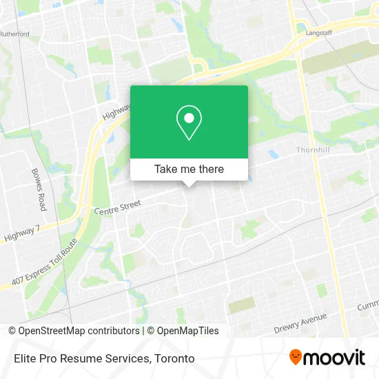 Elite Pro Resume Services map