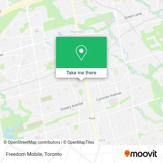 Freedom Mobile map