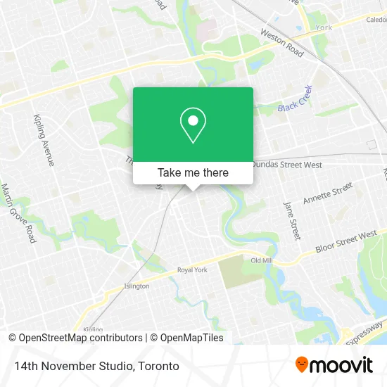 14th November Studio map