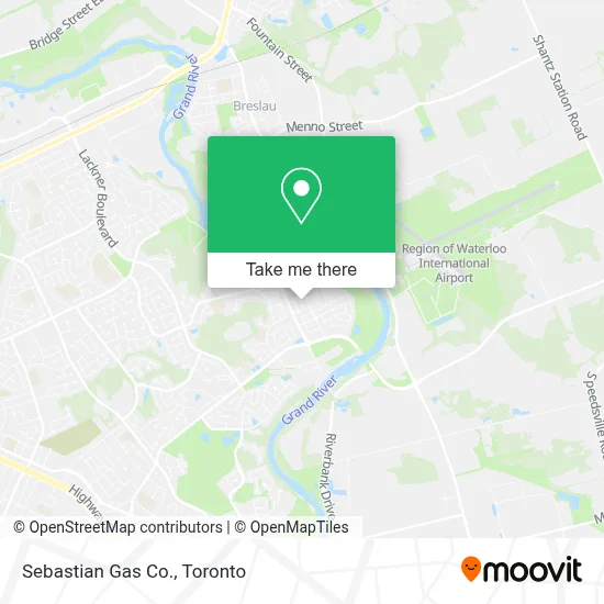 Sebastian Gas Co. map