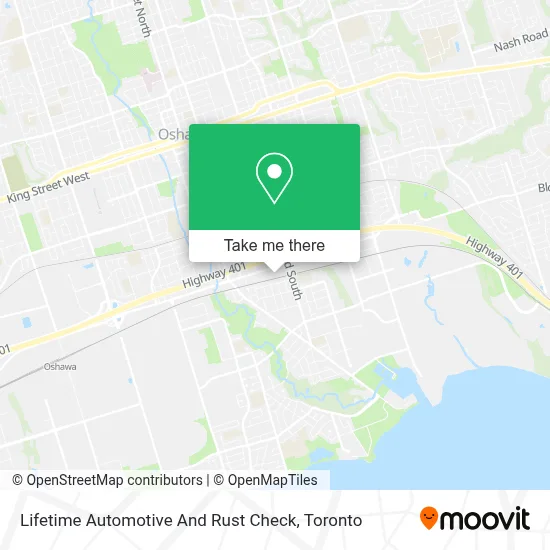 Lifetime Automotive And Rust Check map
