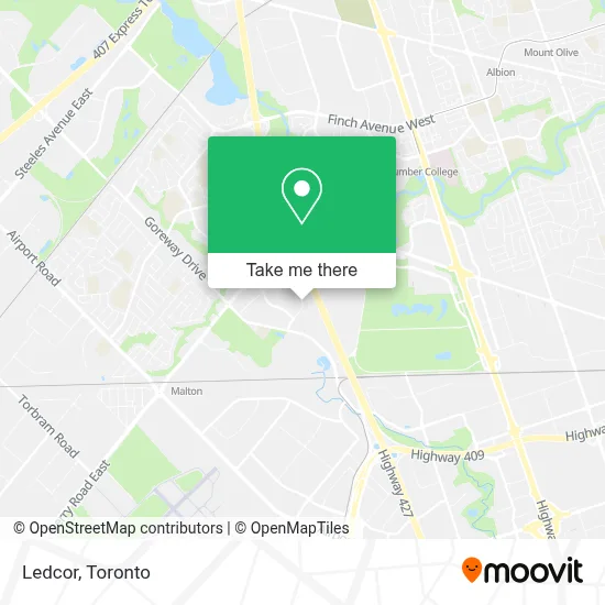 Ledcor map