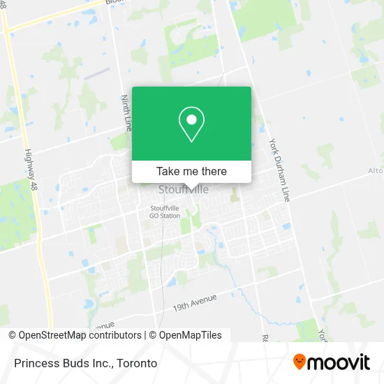 Princess Buds Inc. map