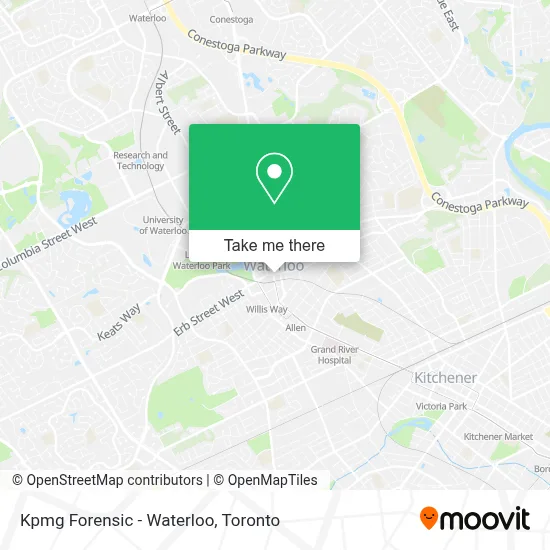 Kpmg Forensic - Waterloo map