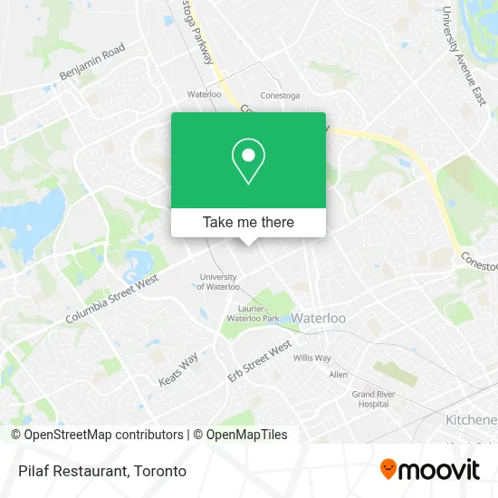 Pilaf Restaurant map