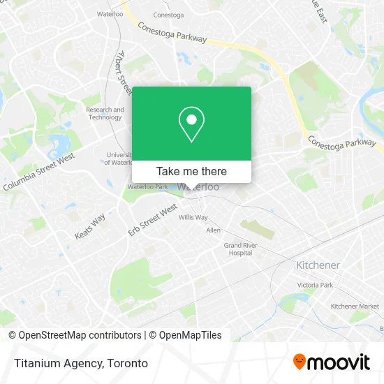 Titanium Agency map
