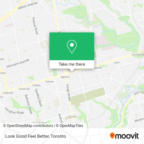 Look Good Feel Better map