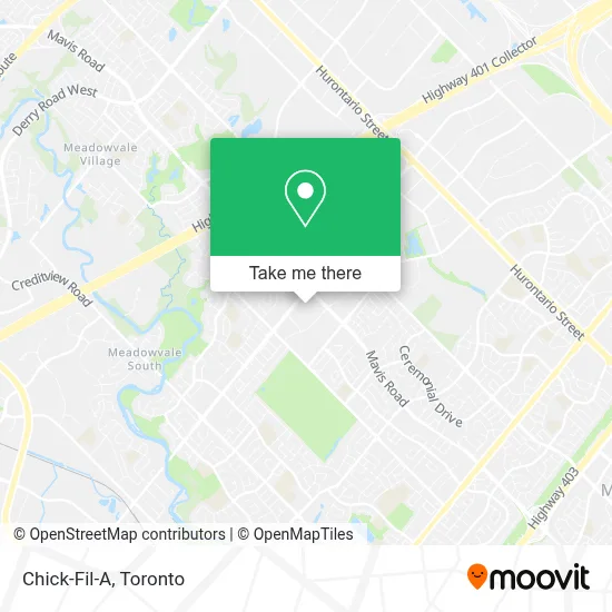 Chick-Fil-A map