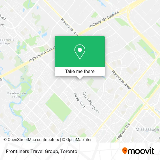 Frontliners Travel Group map